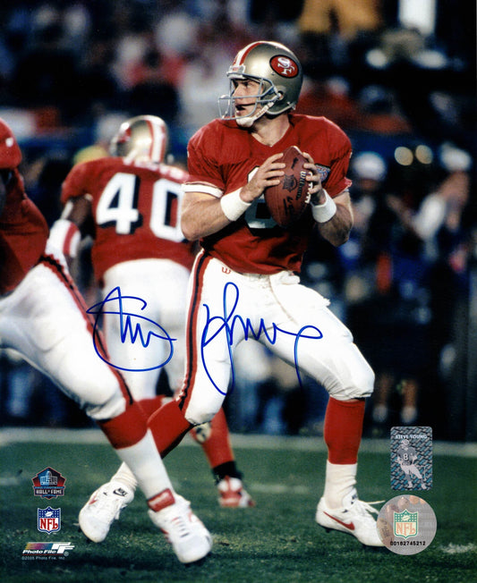 Steve Young Autographed Hand Signed 8x10 San Francisco 49ers Photo - Player Holo