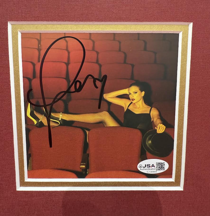 Taylor Swift Autographed Hand Signed Custom Framed Life of a Showgirl CD Insert - JSA COA
