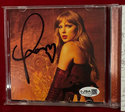 Taylor Swift Autographed Hand Signed The Life of a Showgirl CD Insert - JSA COA
