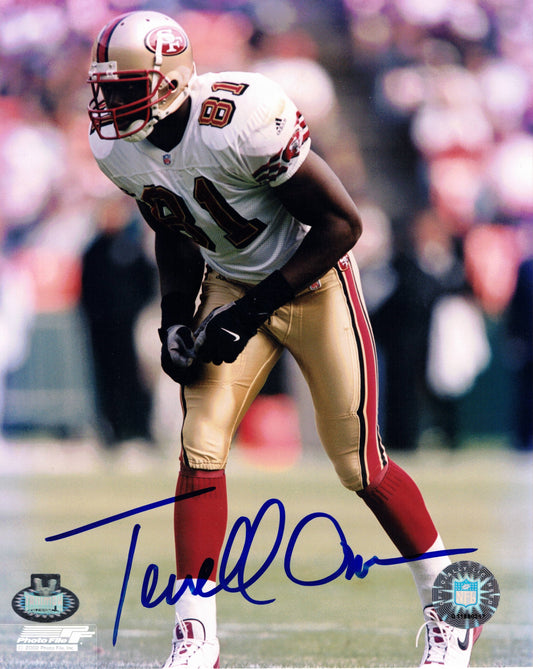 Terrell Owens Autographed Hand Signed 8x10 49ers Photo - Triumph COA