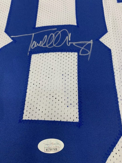 Terrell Owens Autographed Hand Signed Custom Dallas Cowboys Jersey - JSA COA