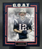 Tom Brady Autographed Hand Signed Custom Framed 16x20 New England Patriots Photo - Fanatics COA