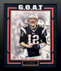 Tom Brady Autographed Hand Signed Custom Framed 16x20 New England Patriots Photo - Fanatics COA