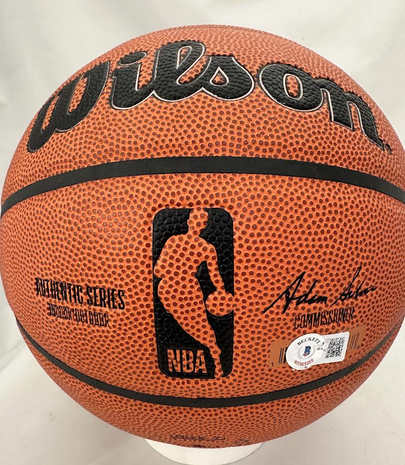 Tony Parker Autographed Hand Signed Basketball W/ Insc. - Beckett COA