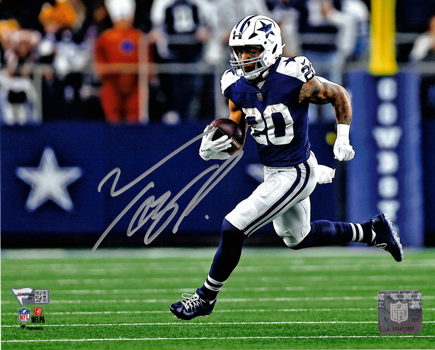 Tony Pollard Autographed Hand Signed 8x10 Dallas Cowboys Photo - Fanatics COA