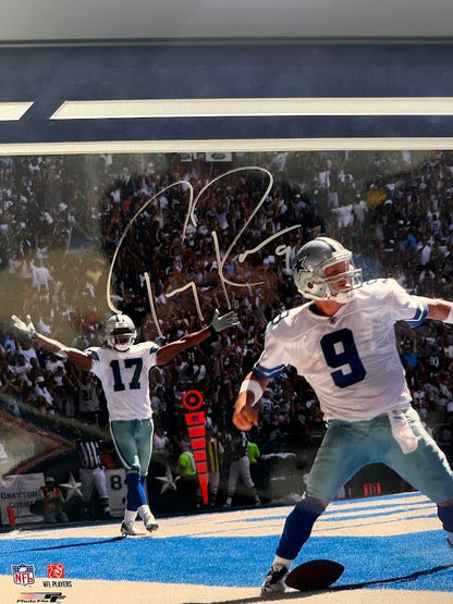 Tony Romo Autographed Hand Signed Custom Framed 16x20 Dallas Cowboys Photo - Romo Hologram
