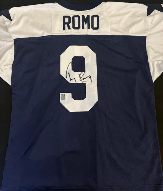 Tony Romo Autographed Hand Signed Custom Dallas Cowboys Jersey - Tony Romo COA