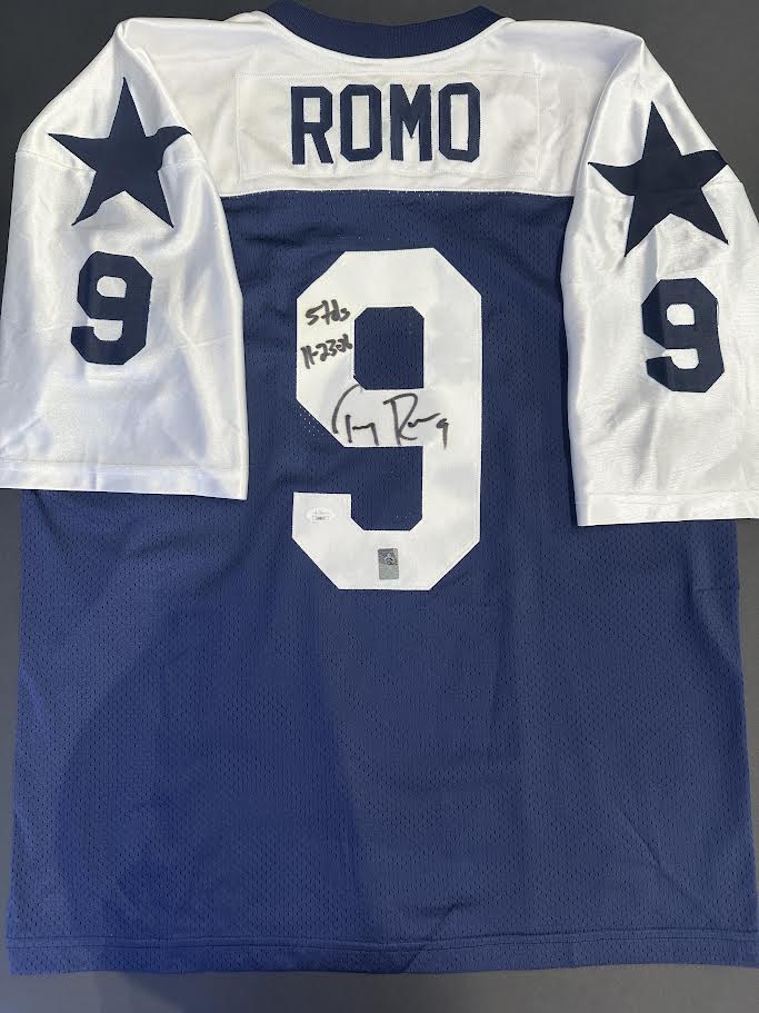 Tony Romo Autographed Hand Signed Custom Dallas Cowboys Jersey - Tony Romo COA