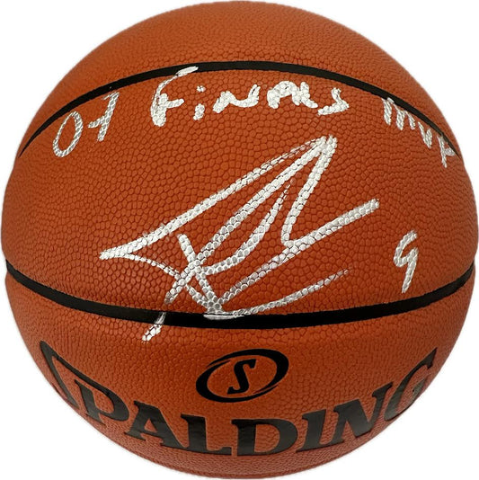 Tony Parker Autographed Hand Signed Basketball With Inscription - Fanatics COA