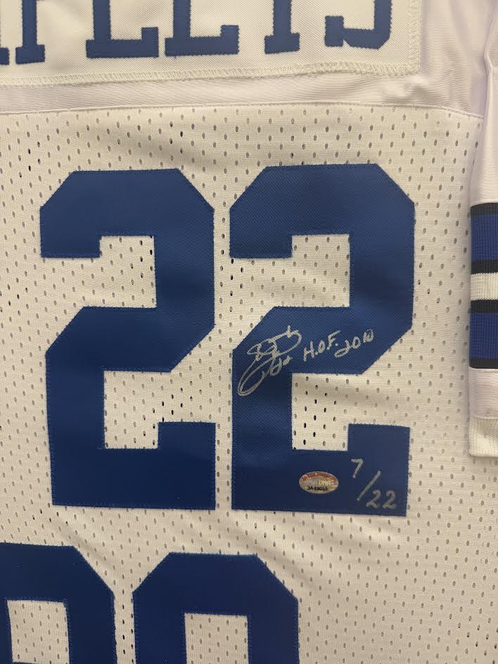 Aikman / Irvin / Smith Autographed Hand Signed Custom Framed Dallas Cowboys Triplets Jersey - PSA/DNA COA