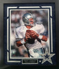 Troy Aikman Autographed Hand Signed Custom Framed 16x20 Dallas Cowboys Photo - Aikman Hologram
