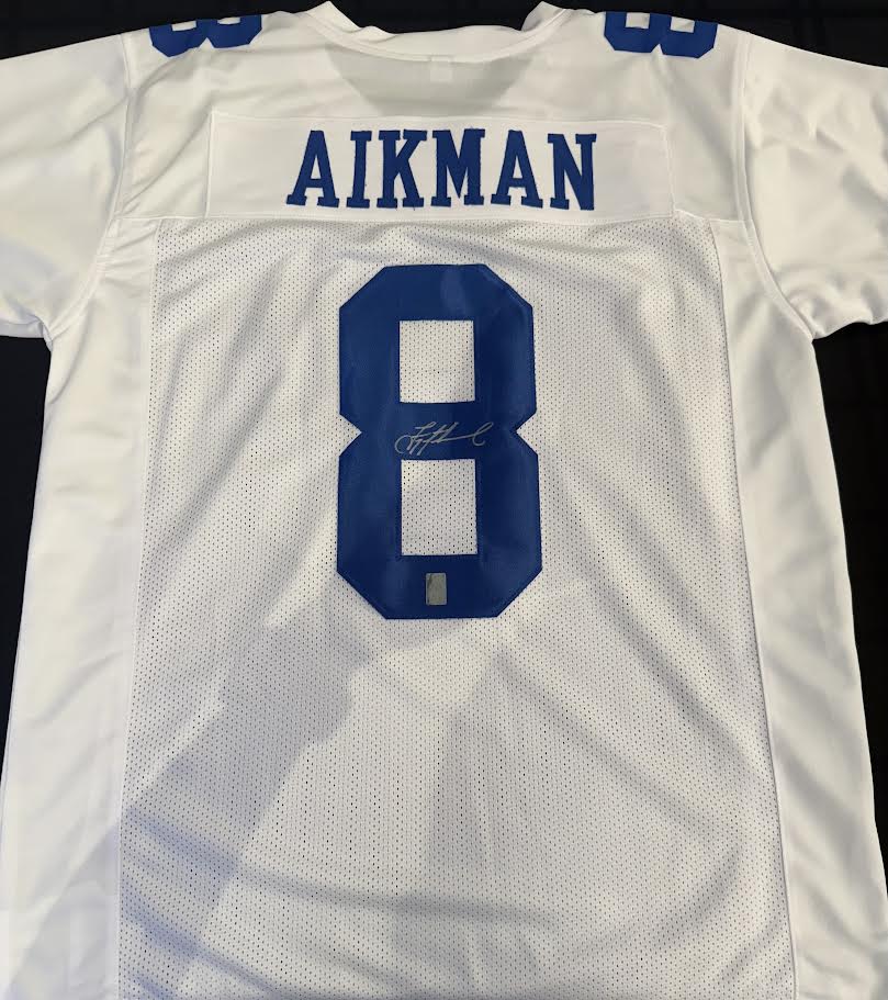 Troy Aikman Autographed Hand Signed Custom Dallas Cowboys Jersey - Aikman COA