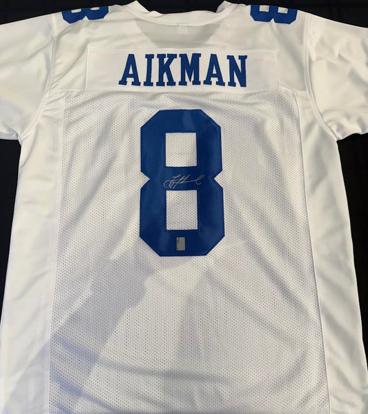 Troy Aikman Autographed Hand Signed Custom Dallas Cowboys Jersey - Aikman COA