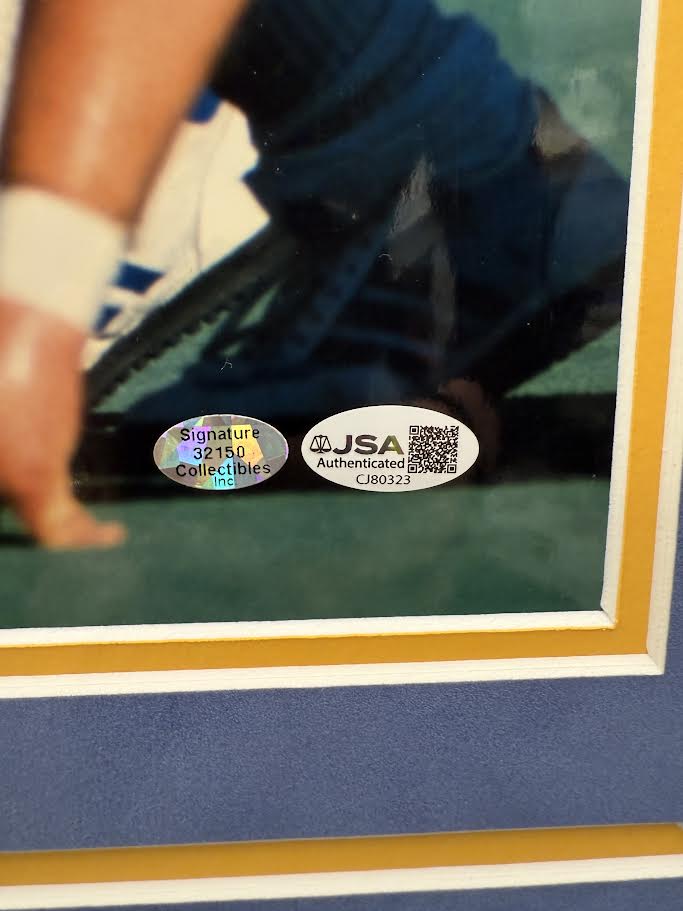 Troy Aikman Autographed Hand Signed Custom Framed 16x20 UCLA Bruins Photo - JSA COA