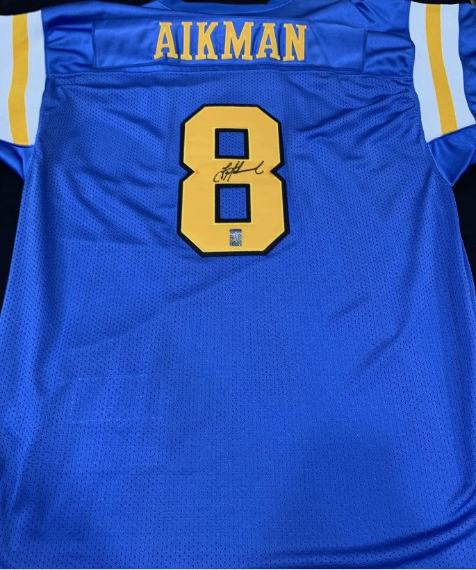 Troy Aikman Autographed Hand Signed Custom UCLA Jersey - Aikman Holo COA