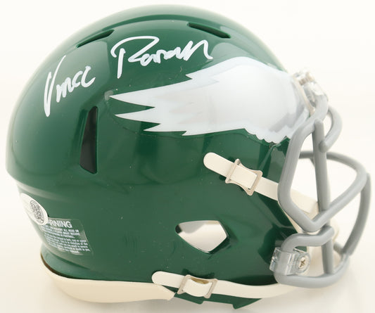 Vince Papale Autographed Hand Signed Philadelphia Eagles Mini Helmet - JSA COA