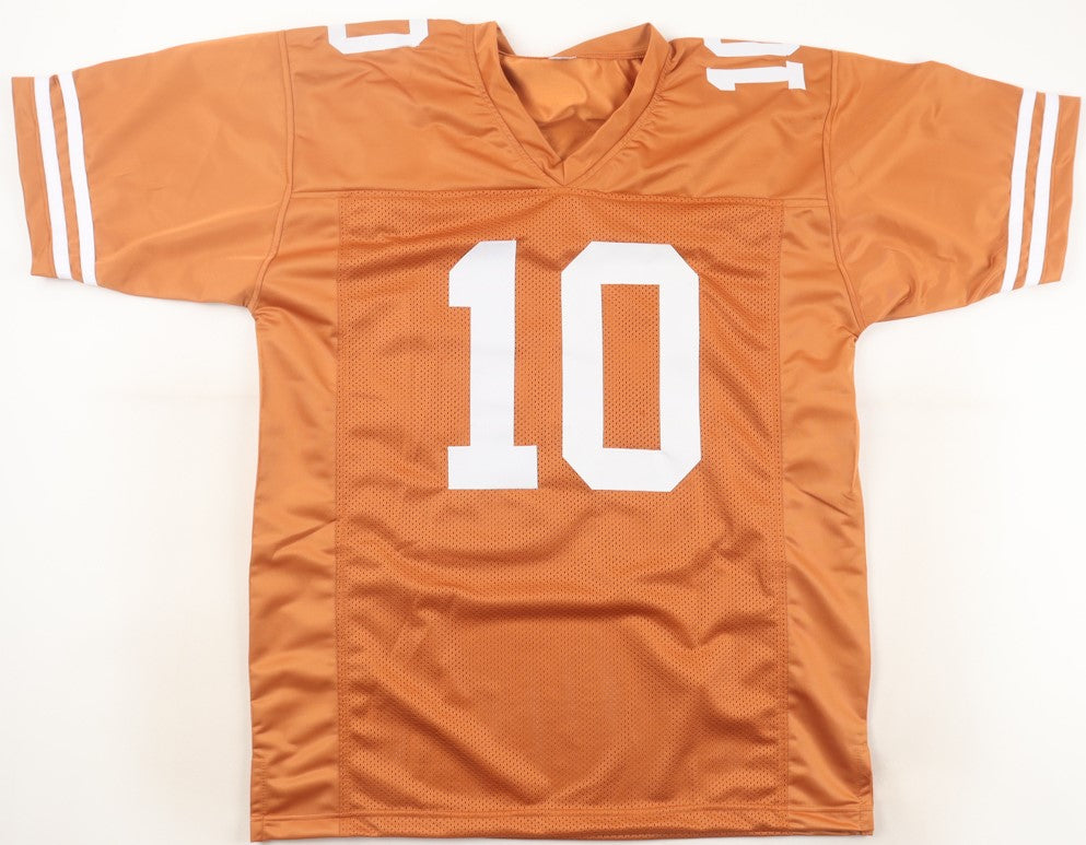 Vince Young Autographed Hand Signed Custom Texas Longhorns Jersey - Tristar COA