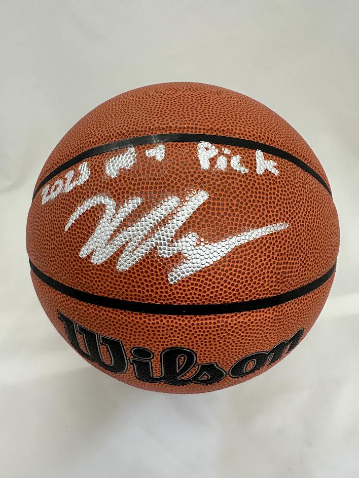 Victor Wembenyama Autographed Hand Signed Basketball - Fanatics COA