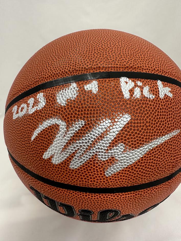 Victor Wembenyama Autographed Hand Signed Basketball - Fanatics COA