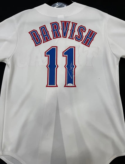 Yu Darvish Autographed Hand Signed Custom Texas Rangers Jersey - JSA COA