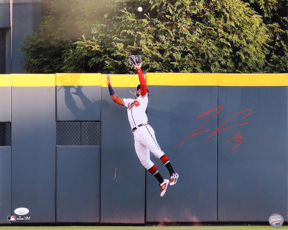 Ronald Acuna Autographed Hand Signed 16x20 Atlanta Braves Photo - JSA COA