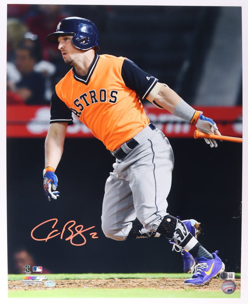 Alex Bregman Autographed Hand Signed 16x20 Houston Astros Photo - Beckett COA