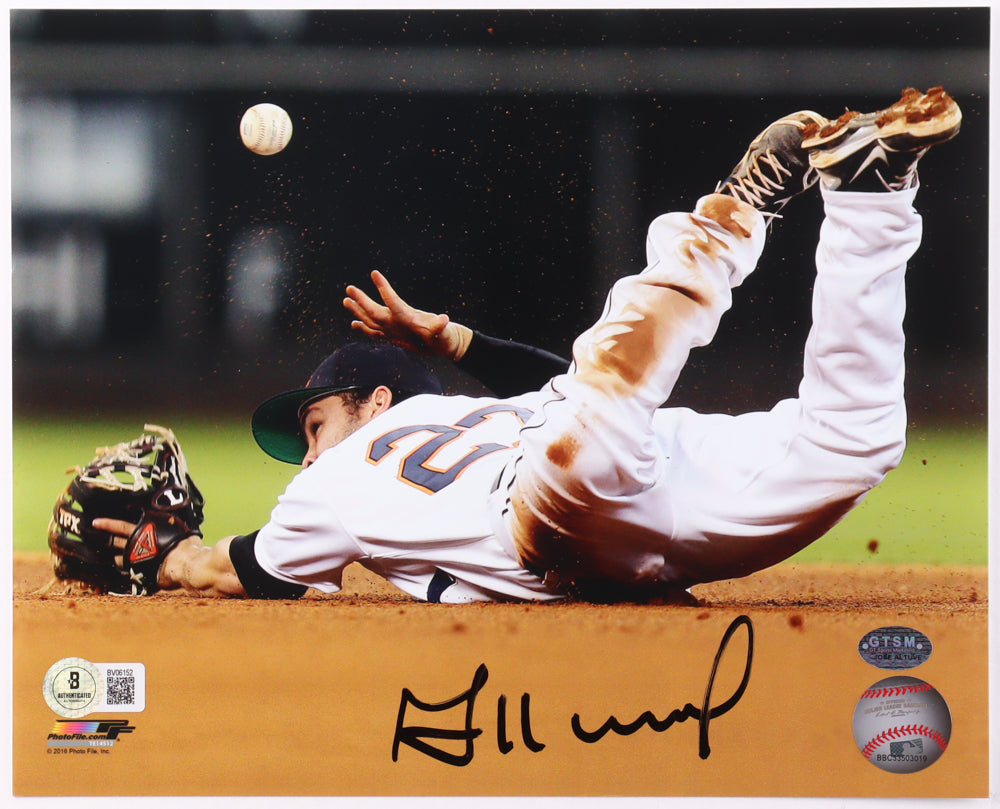 Jose Altuve Autographed Hand Signed 8x10 Houston Astros Photo - Beckett COA