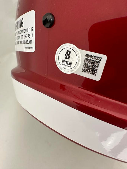 Baker Mayfield Autographed Hand Signed Oklahoma Sooners Full Size Helmet W/ Inscription - Beckett COA