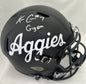 KC Concepcion Autographed Hand Signed Texas A&M Full Size Replica Helmet - Beckett COA