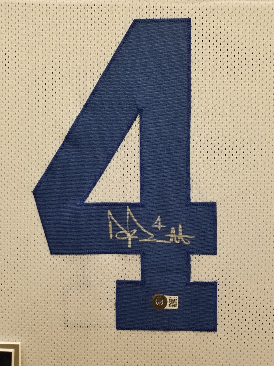 Dak Prescott Autographed Hand Signed Custom Framed Dallas Cowboys Jersey - JSA COA