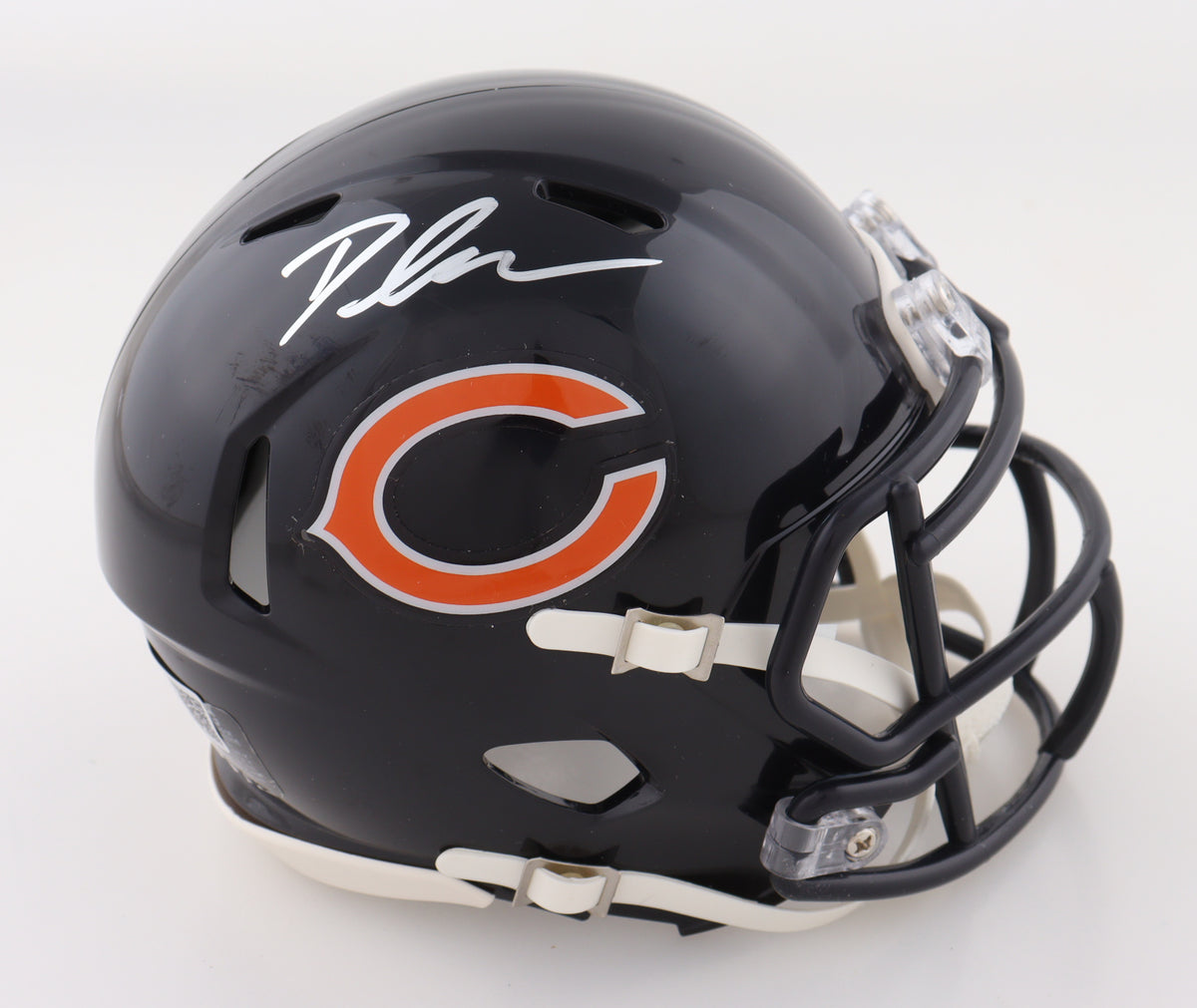 D'Andre Swift Autographed Hand Signed Chicago Bears Mini Helmet - GTA COA