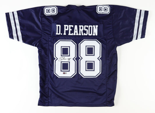 Drew Pearson Autographed Hand Signed Custom Dallas Cowboys Jersey - Beckett COA