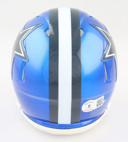 Drew Pearson Autographed Hand Signed Dallas Cowboys Mini Helmet - Beckett COA