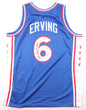 Julius Erving Autographed Hand Signed Custom Philadelphia 76ers Jersey - JSA COA