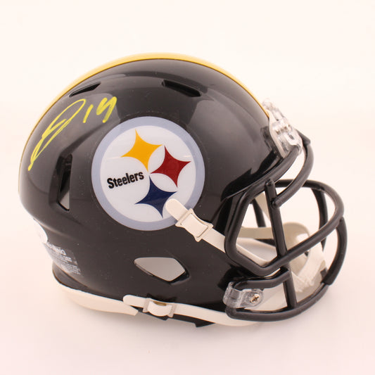 George Pickens Autographed Hand Signed Pittsburgh Steelers Mini Helmet - JSA COA