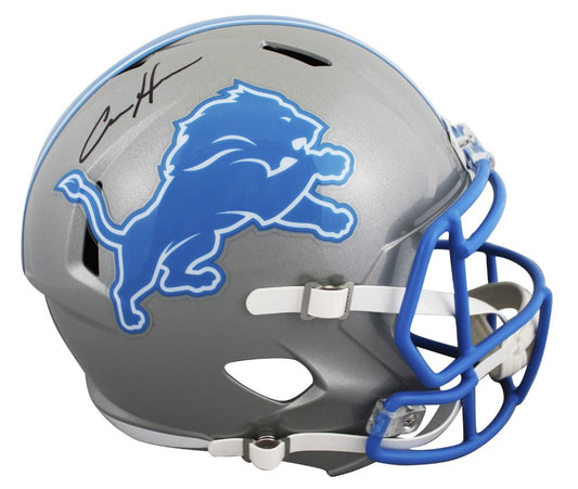 Aidan Hutchinson Autographed Hand Signed Full Size Replica Detroit Lions Helmet - Beckett COA