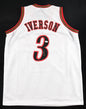 Allen Iverson Autographed Hand Signed Custom Philadelphia 76ers Jersey - JSA COA
