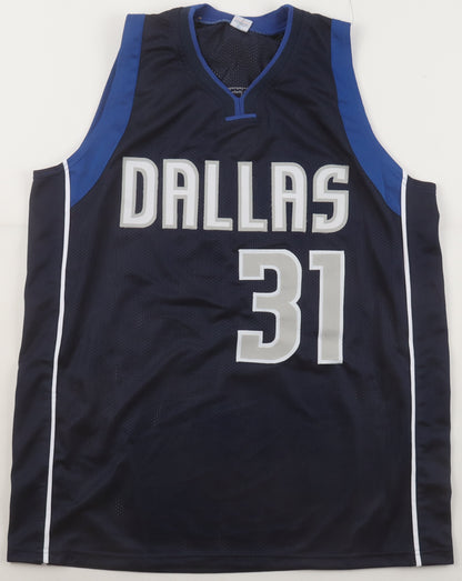 Jason Terry Autographed Hand Signed Custom Dallas Mavericks Jersey - JSA COA