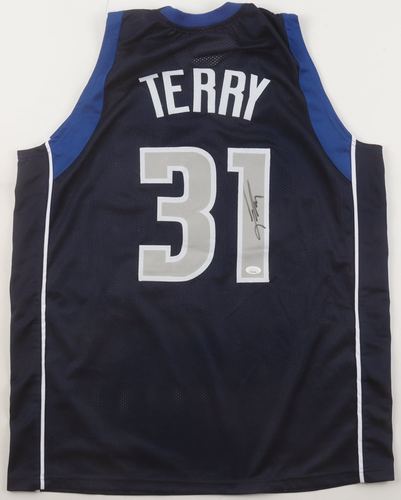 Jason Terry Autographed Hand Signed Custom Dallas Mavericks Jersey - JSA COA