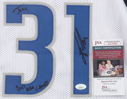 Jason Terry Autographed Hand Signed Custom Dallas Mavericks Jersey - JSA COA