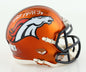 Javonte Williams Signed Denver Broncos Flash Mini Helmet - Beckett COA