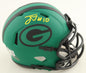 Jordan Love Autographed Hand Signed Green Bay Packers Mini Helmet - Beckett COA