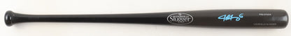 Josh Jung Autographed Hand Signed Bat - Beckett COA