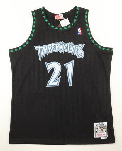 Kevin Garnett Autographed Hand Signed Mitchell & Ness Minnesota Timberwolves Jersey - JSA COA
