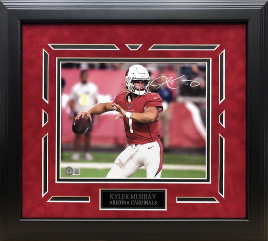 Kyler Murray Autographed Hand Signed Custom Framed Arizona Cardinals 8x10 Photo - Beckett COA