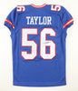 Lawrence Taylor Autographed Hand Signed Custom New York Giants Jersey - JSA COA