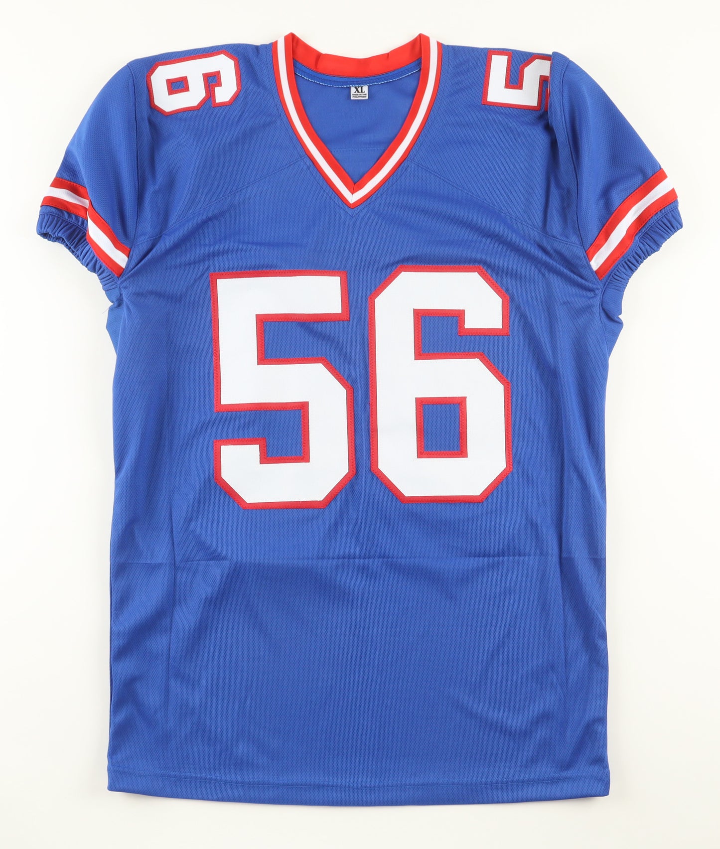 Lawrence Taylor Autographed Hand Signed Custom New York Giants Jersey - JSA COA