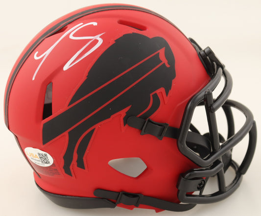 LeSean McCoy Autographed Hand Signed Buffalo Bills Mini Helmet - Beckett COA