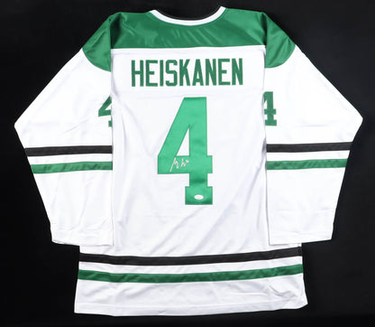 Miro Heiskanen Autographed Hand Signed Custom Dallas Stars Jersey - JSA COA