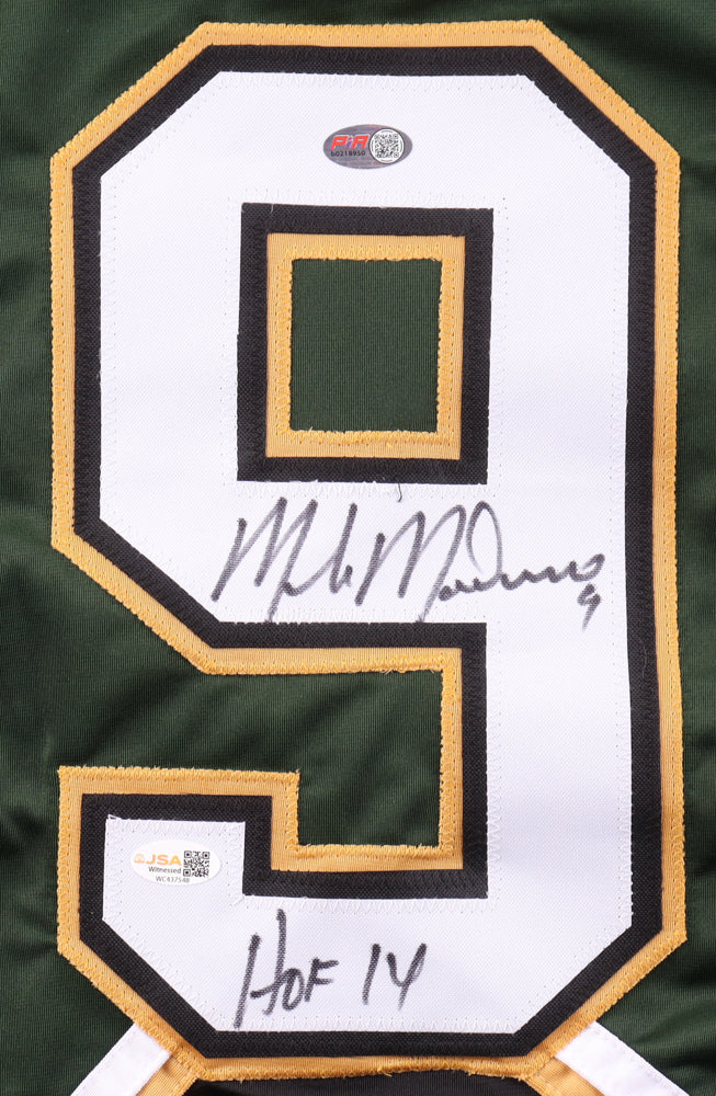 Mike Modano Autographed Hand Signed Custom Dallas Stars Jersey With Insc. - JSA COA
